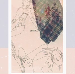 Pendelton 100% Virgin wool plaid tie 🐰👔